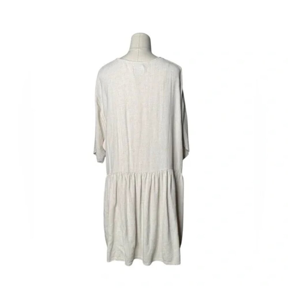 PRINCESS POLLY | The Sandy Mini Dress Natural Lower Impact - S/M - Picture 2 of 7